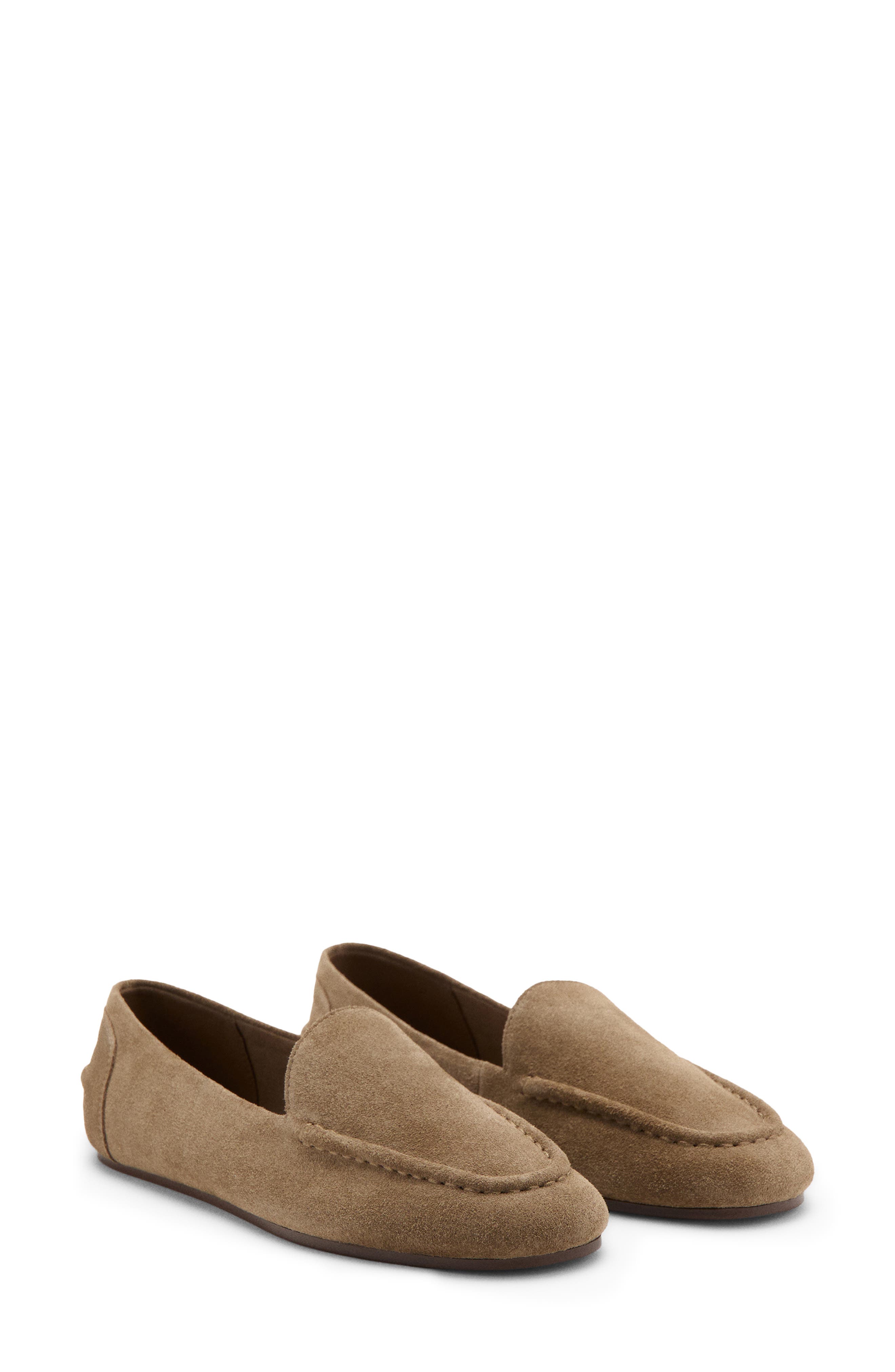 Suede Loafer, Main, color, SAND