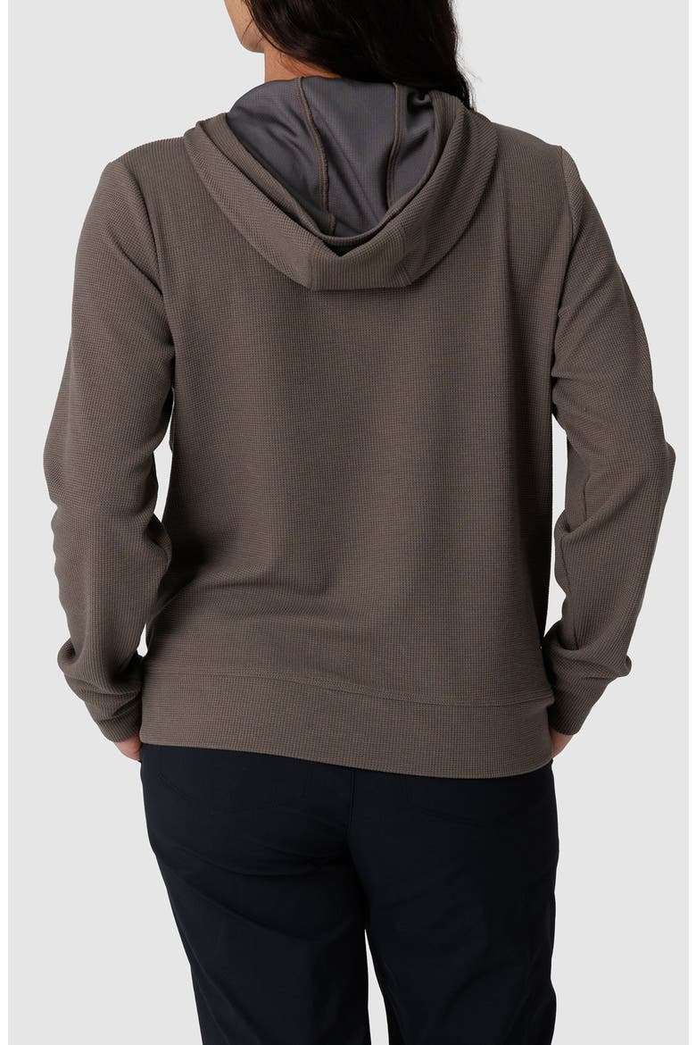 Eclipse Waffle Hoodie, Alternate, color, GRAVEL