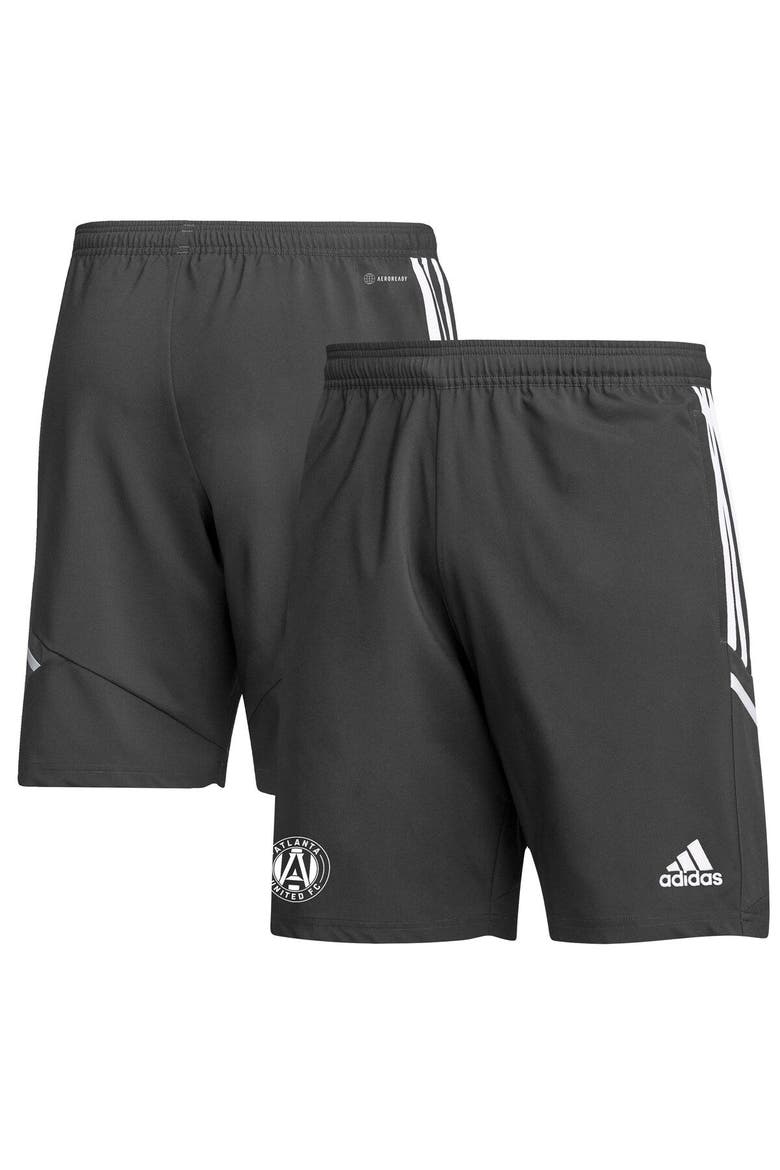 Men's adidas Black Atlanta United FC Downtime AEROREADY Shorts, Alternate, color, Black