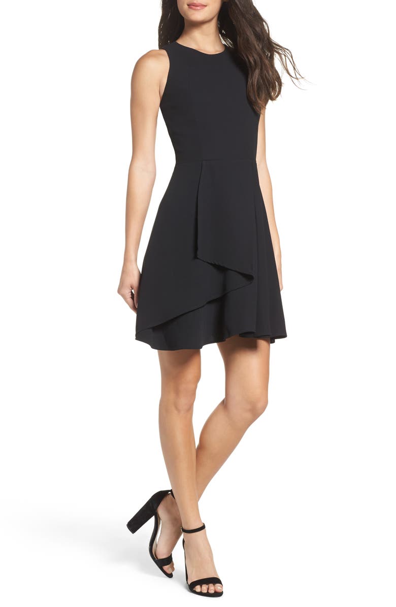 Adelyn Rae Athena Fit & Flare Dress, Main, color, 