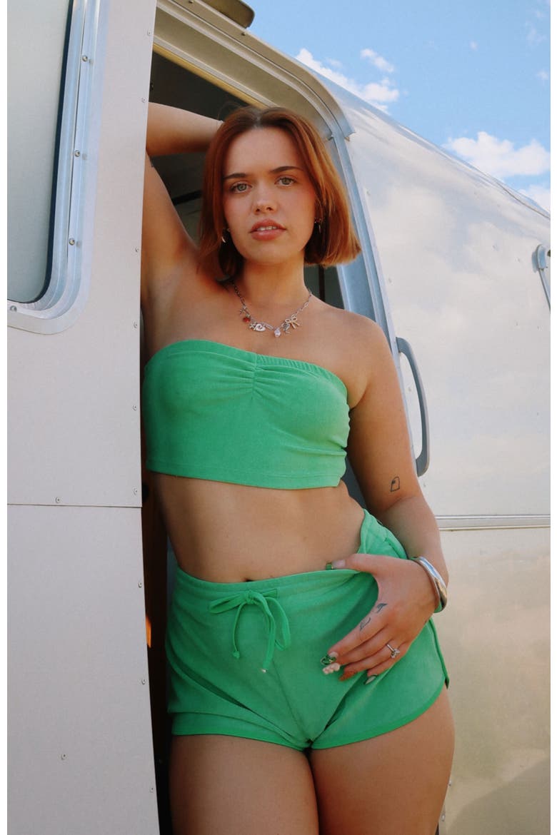 Tahoe Crop Top, Main, color, Pickleball Terry
