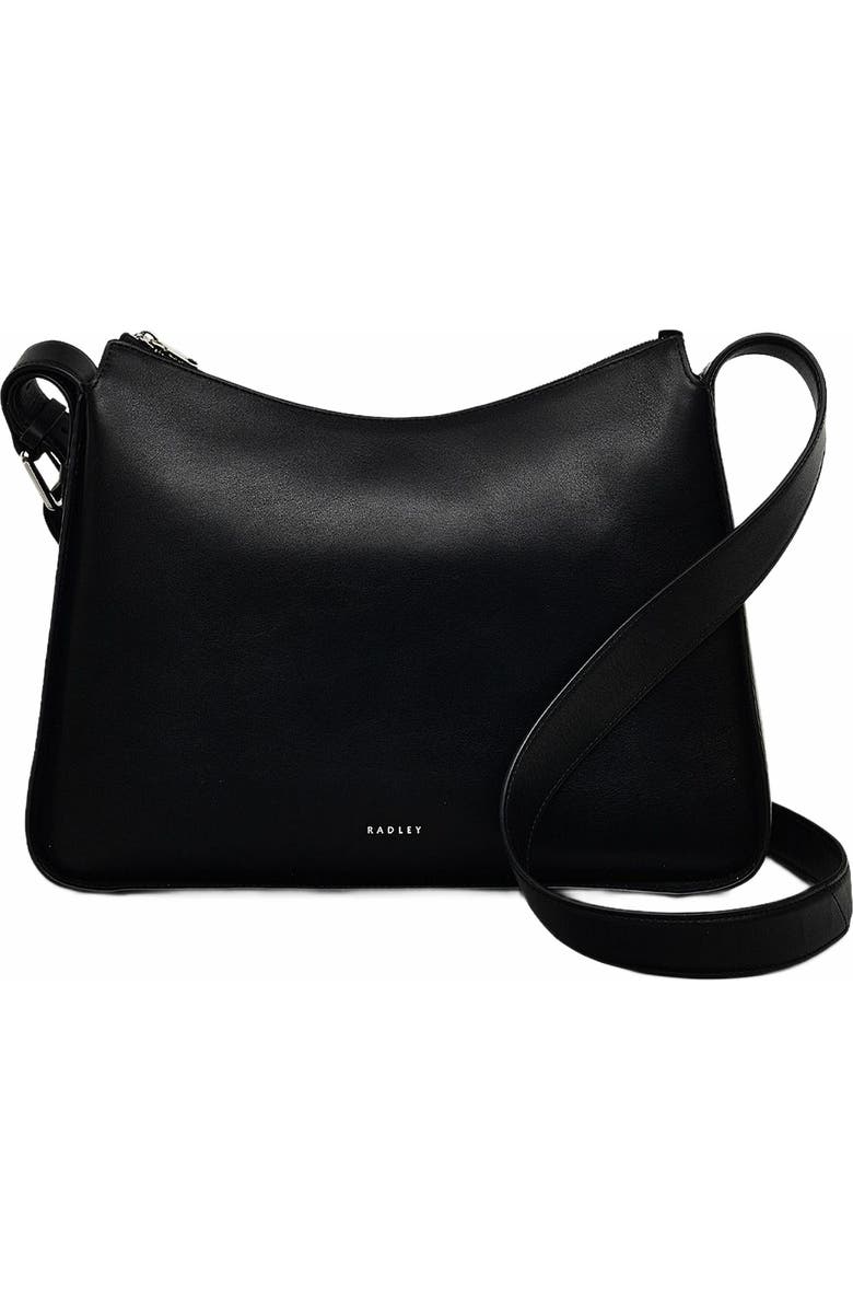 Radley Westwell Lane Medium Ziptop Crossbody Bag, Main, color, Black