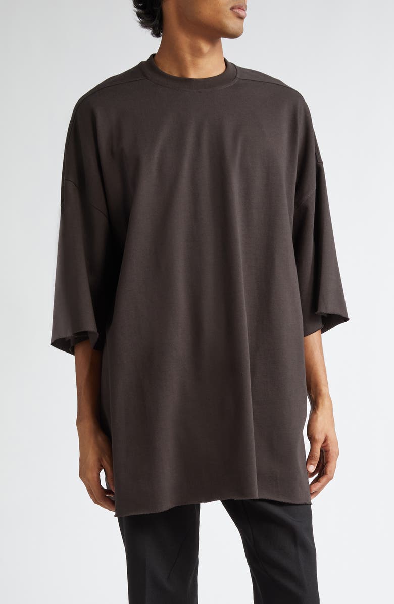 Rick Owens Tommy Oversize Cotton T-Shirt, Main, color,