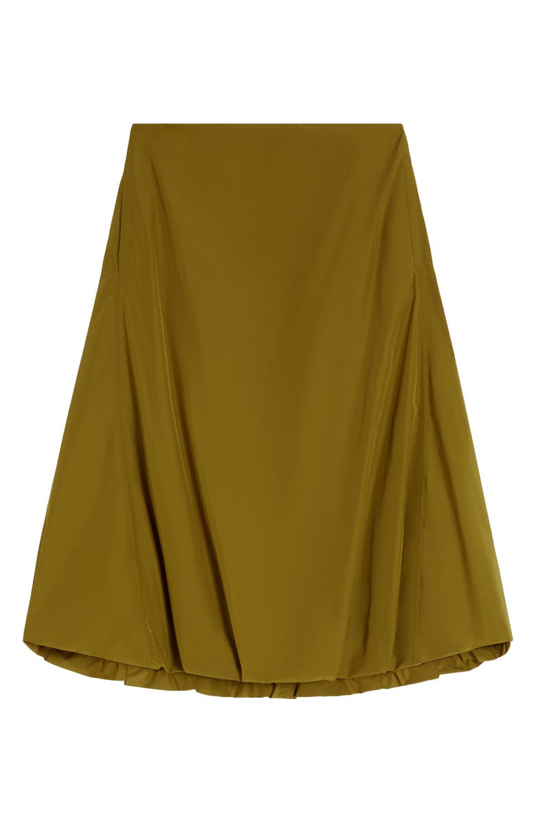 MM by Max Mara Emery Bubble Hem Midi Skirt, Alternate, color, Olive Green