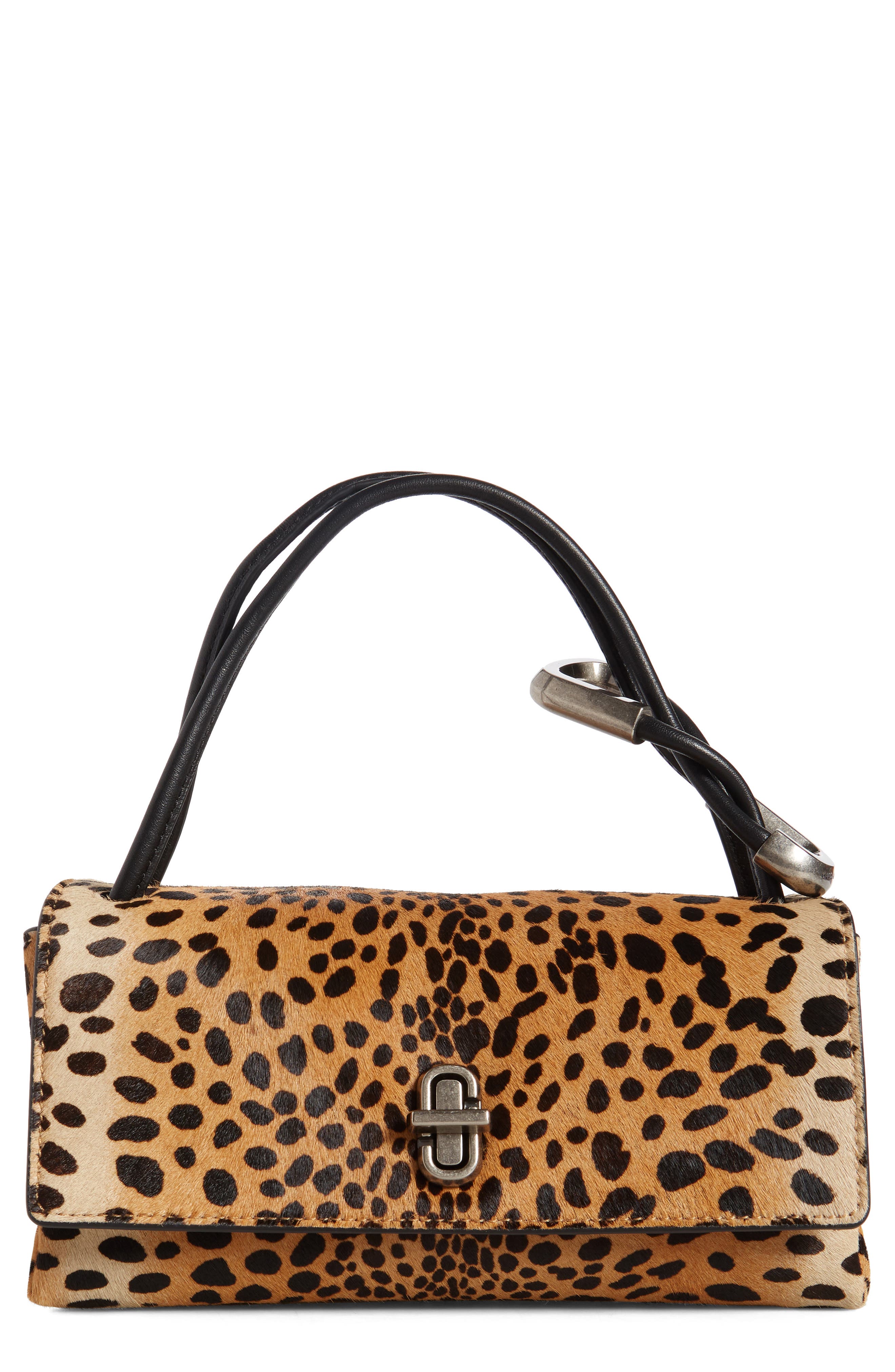 Marc Jacobs The Mini Genuine Calf Hair Dual Bag in Black Multi 