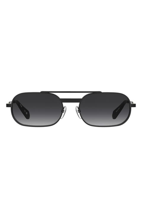56mm Oval Sunglasses