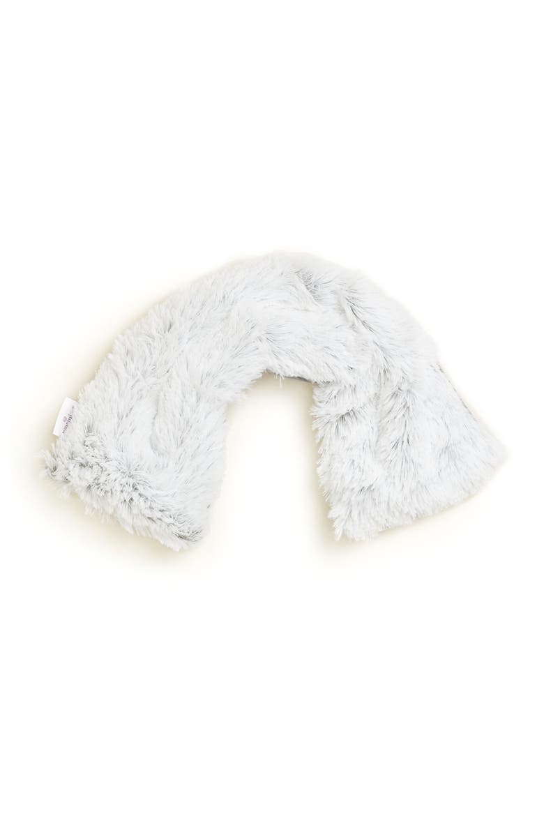 Marshmallow Plush Neck Wrap, Alternate, color, Light Gray