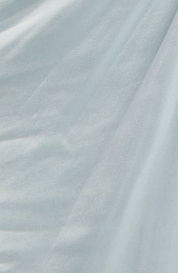 Penny Ruched One-Shoulder Satin Gown
