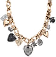 EYE CANDY LOS ANGELES Hearts Charm Necklace