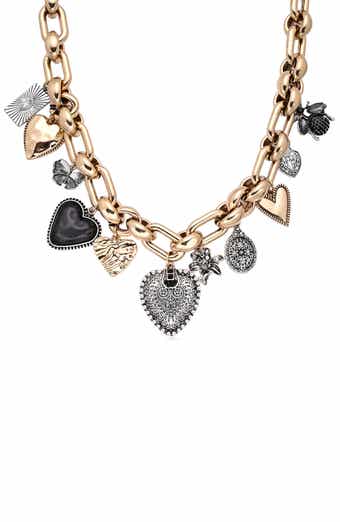 Hearts Charm Necklace