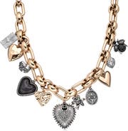 EYE CANDY LOS ANGELES Hearts Charm Necklace
