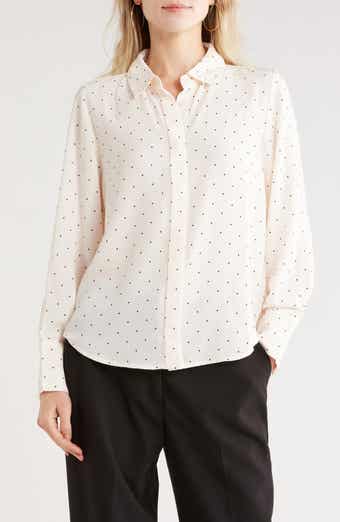 French Connection Polka Dot Button-Up Shirt