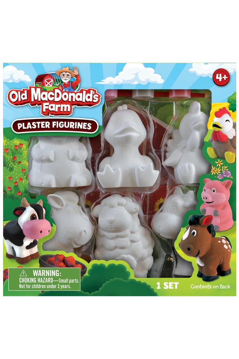 Old MacDonald's Farm Plaster Paint Set, Main, color, Multicolor