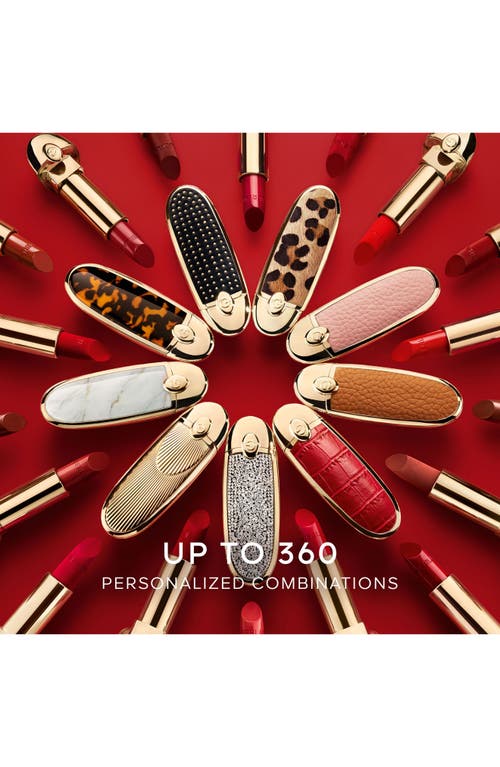 Guerlain Rouge G Customizable Lipstick Case In Red