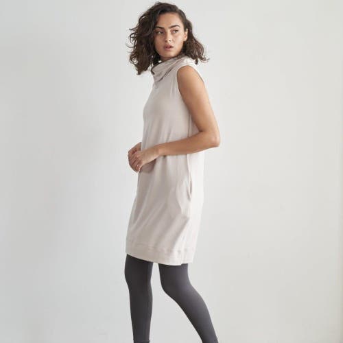 Eavolu Kakadu Sleeveless Tunic/dress In Bone