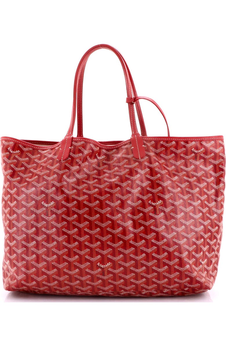 Pre-Owned Goyard Saint Louis Tote Coated Canvas PM, Alternate, color, Red