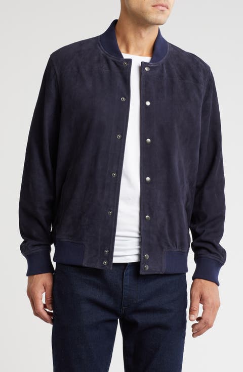 Suede Bomber Jacket