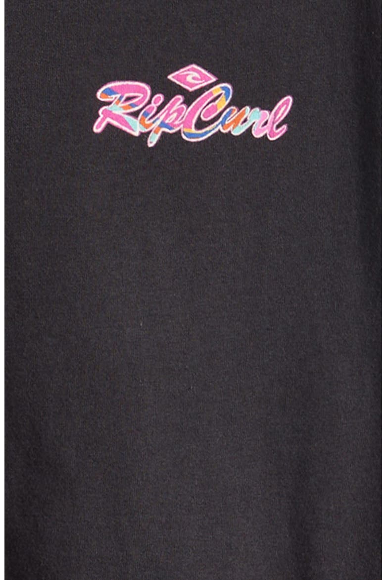 Kids' Logo Crop T-Shirt, Alternate, color, WASHED BLACK