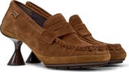 Camper Leather Moccasin Pump