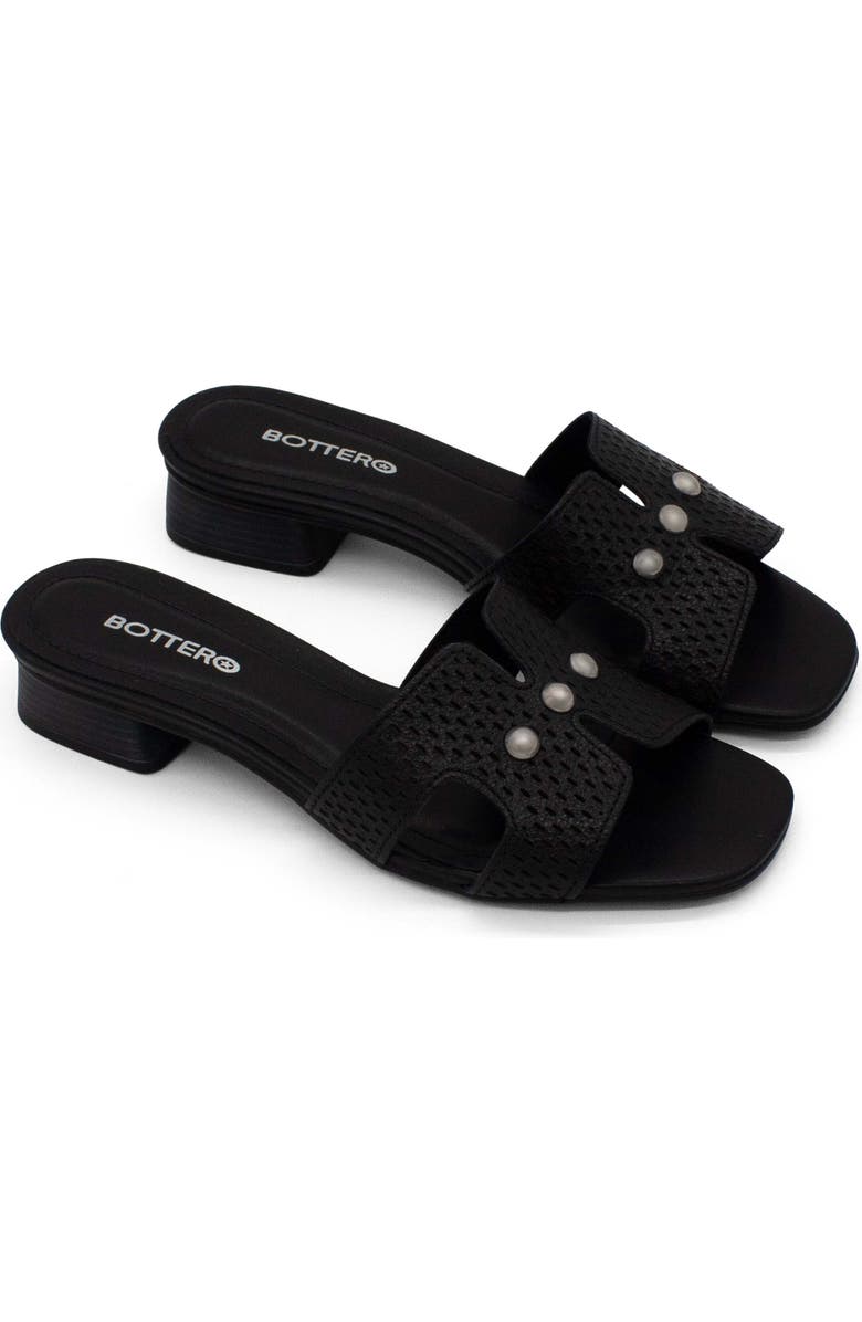 Bottero Botisabel Slide Sandal, Main, color, Preto