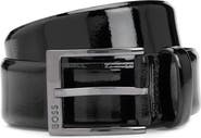 BOSS Elloy Patent Leather Belt