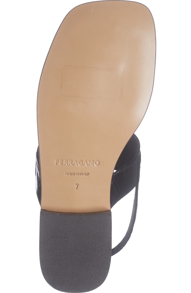 FERRAGAMO Lula Slingback Sandal, Alternate, color, Black