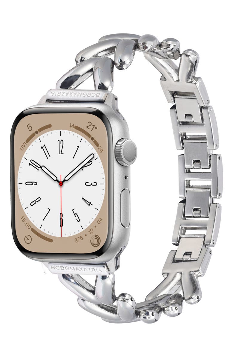 RItech Max Chevron Apple Watch<sup>®</sup> Bracelet Watchband, Alternate, color, Silver