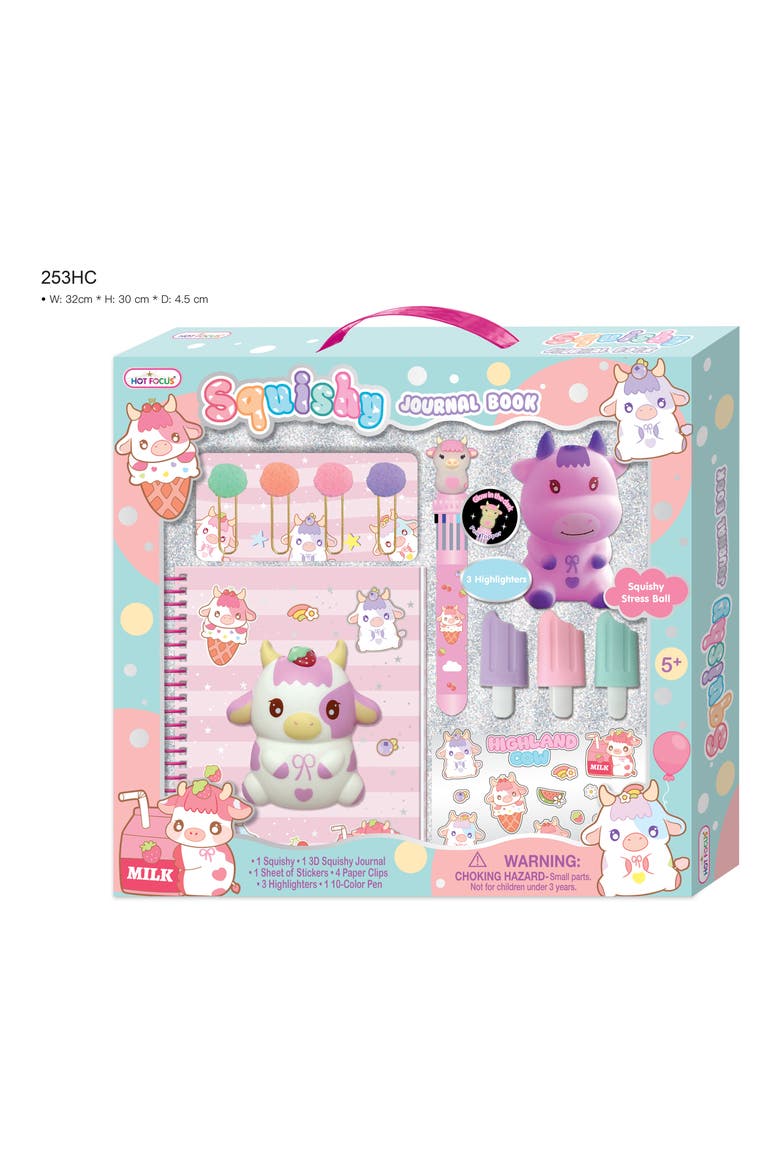 Kids' Squishy Journal Book Set, Alternate, color, MULTI COLOR