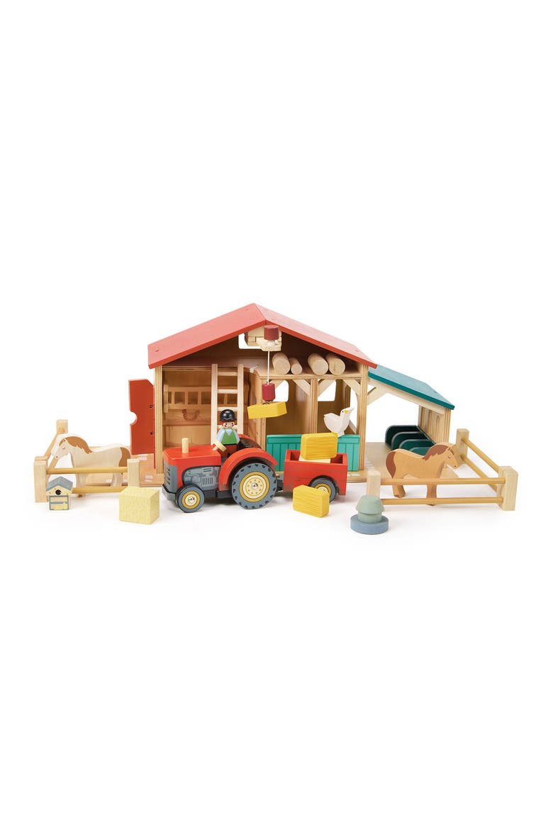 Farmyard Tractor Playset, Alternate, color, MULTI