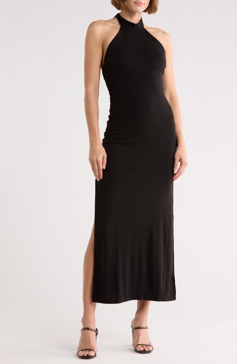 Faye Midi Halter Dress