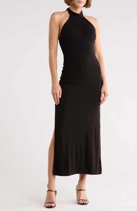 LBLC the label Faye Midi Halter Dress