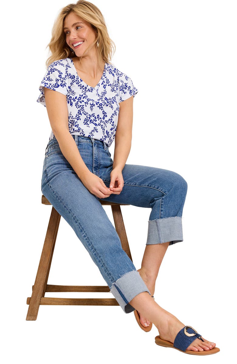 Tommy Bahama Kauai La Flora Shirt, Alternate, color, White