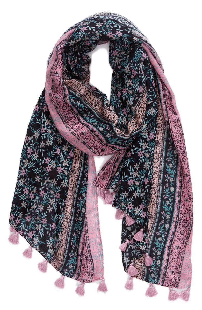 Rebecca Minkoff Jasmine Tassel Scarf, Alternate, color, 