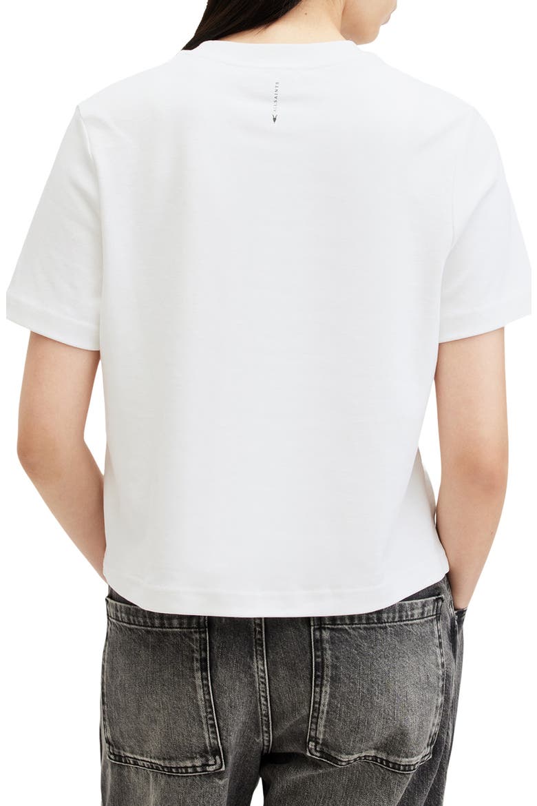 Lisa Crewneck T-Shirt, Alternate, color, WHITE