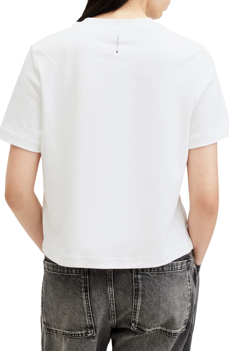 AllSaints Lisa Crewneck T-Shirt, Alternate, color, White