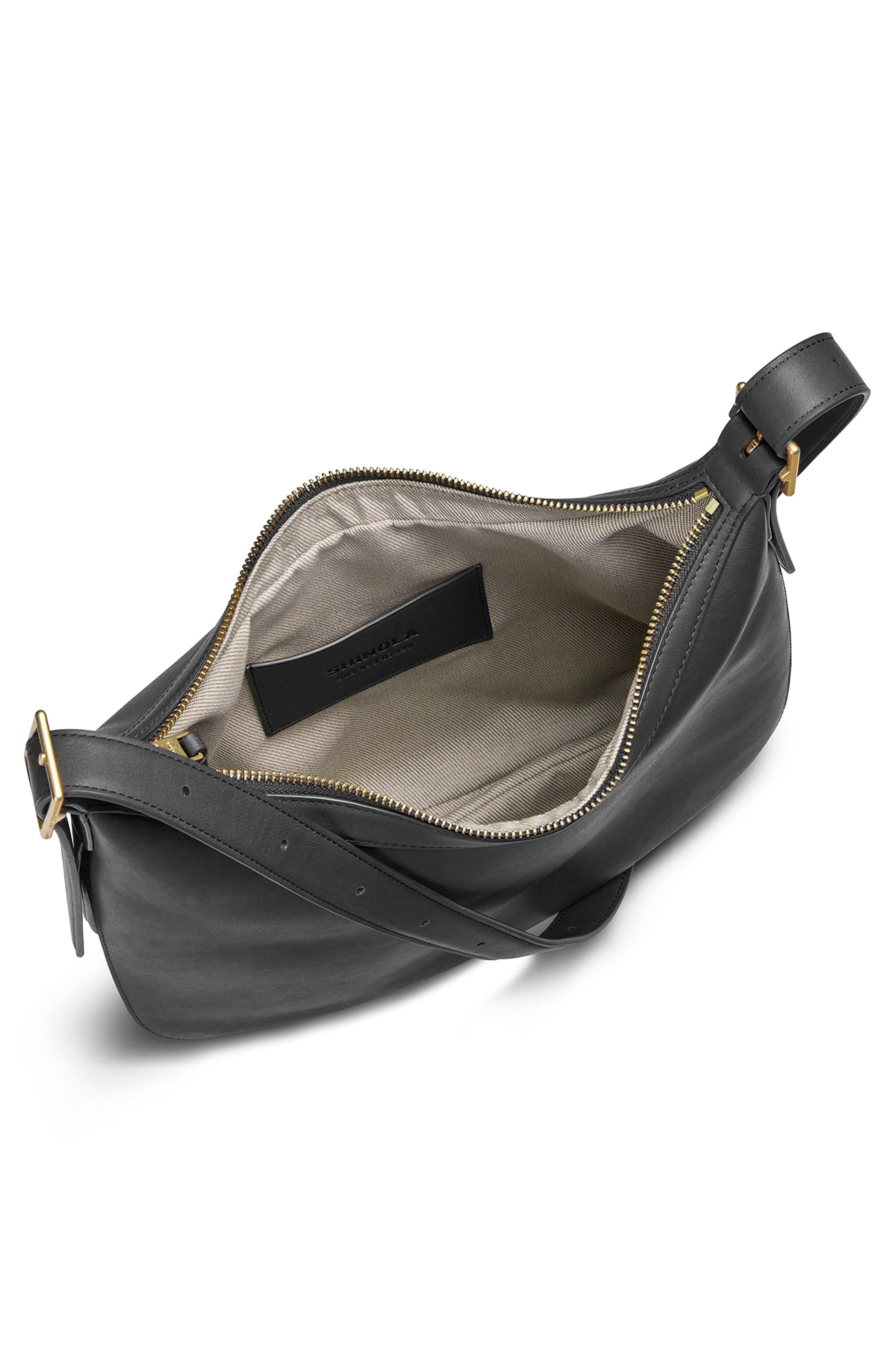 Shinola Bixby Shoulder Bag, Alternate, color, Black