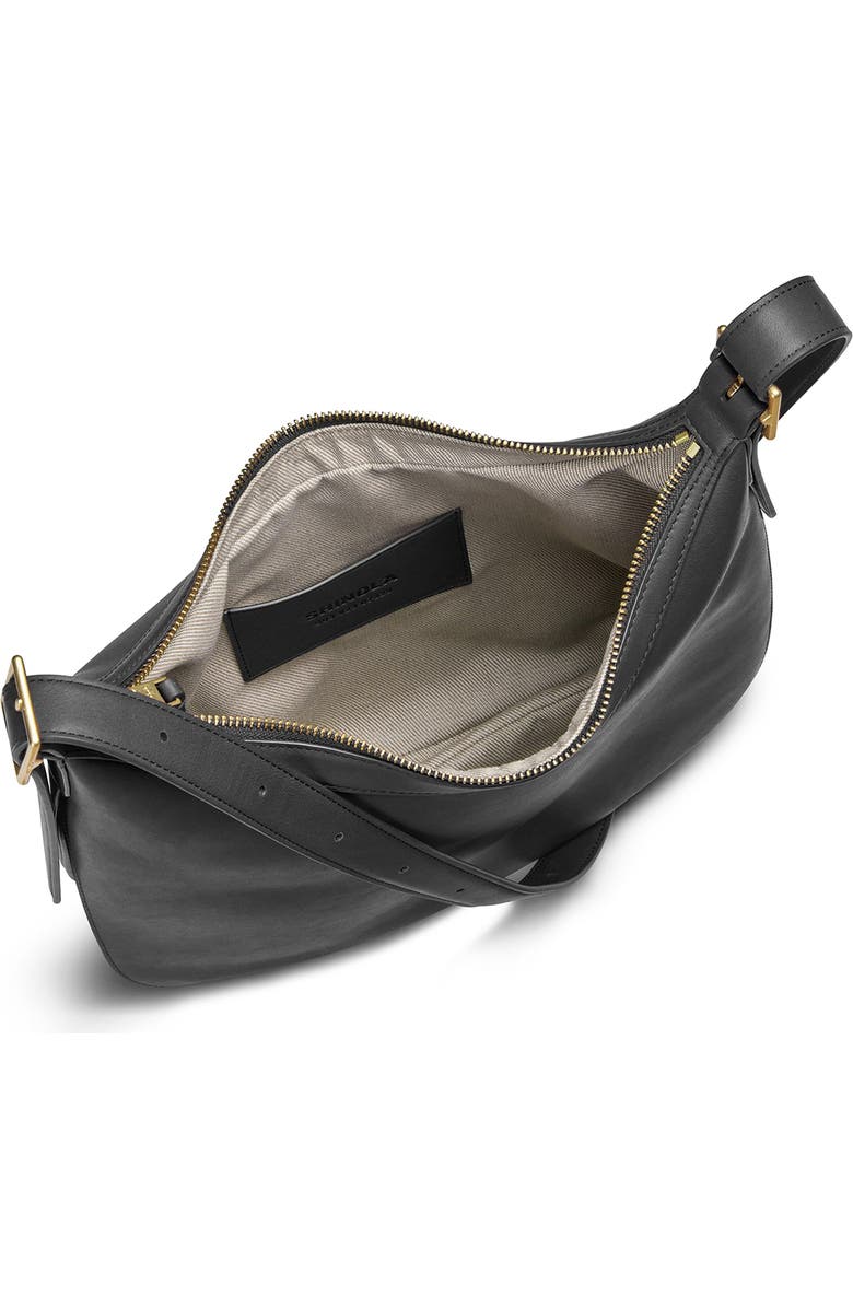 Shinola Bixby Shoulder Bag, Alternate, color, Black