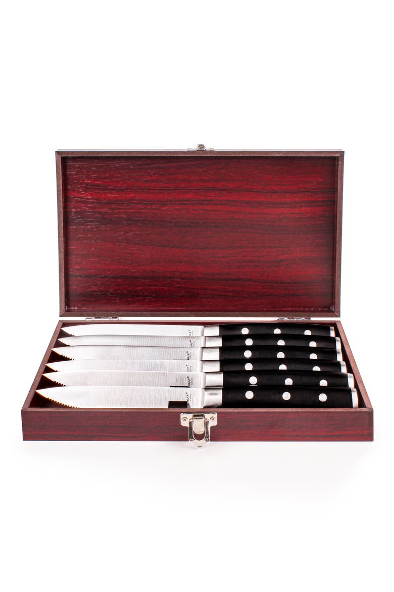 Classico 7-Piece Steak Knife Set, Main, color, SILVER
