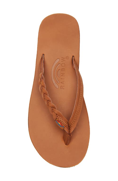 Shop Rainbow® Rainbow 'flirty' Braided Leather Flip Flop
