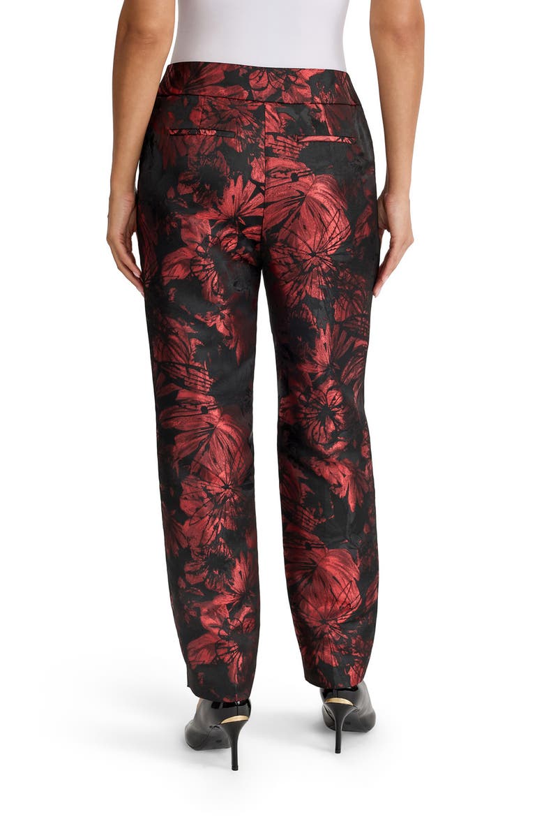 Slim Leg Pants, Alternate, color, FIRE RED/ BLACK