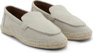 MANGO Jute Leather Loafer