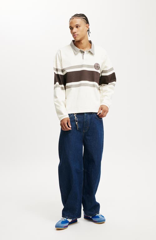 COTTON ON COTTON ON CROPPED FIT RUGBY POLO