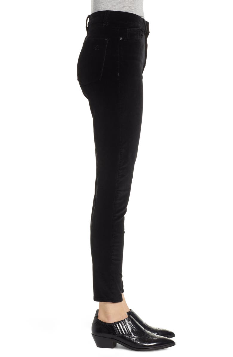 DL1961 Chrissy Ultra High Waist Velveteen Ankle Skinny Jeans, Alternate, color, 