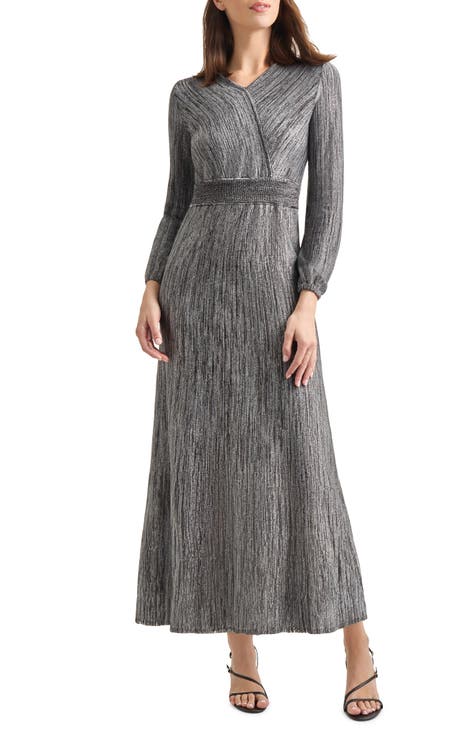 V-Neck Sweater Dress