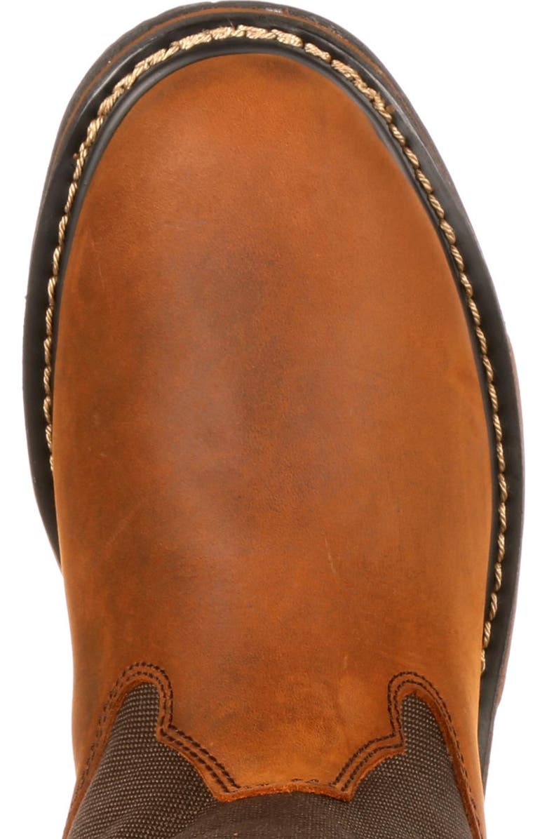 Rocky Ride 200G Insulated Waterproof Wellington Boot, Alternate, color, Brown