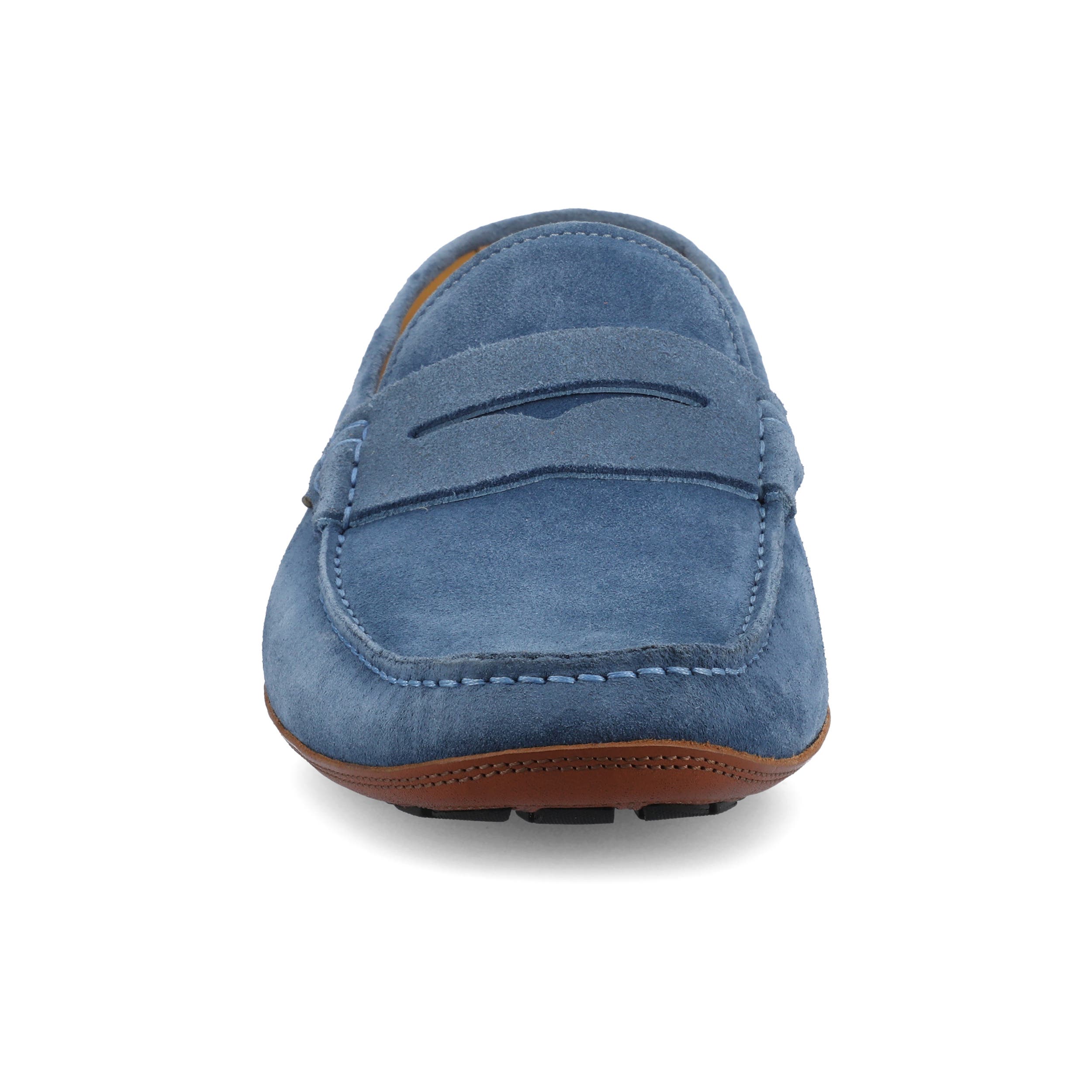 The Luke Driver Moc, Alternate, color, Blue/Suede