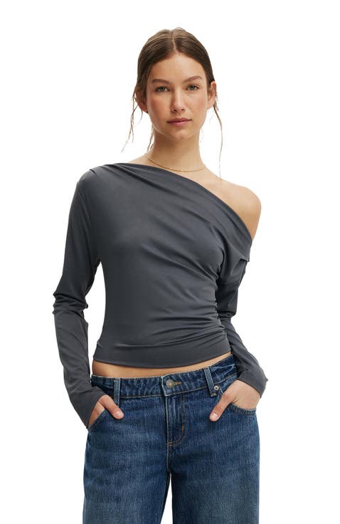 Women
s Georgie Off Shoulder Long Sleeve