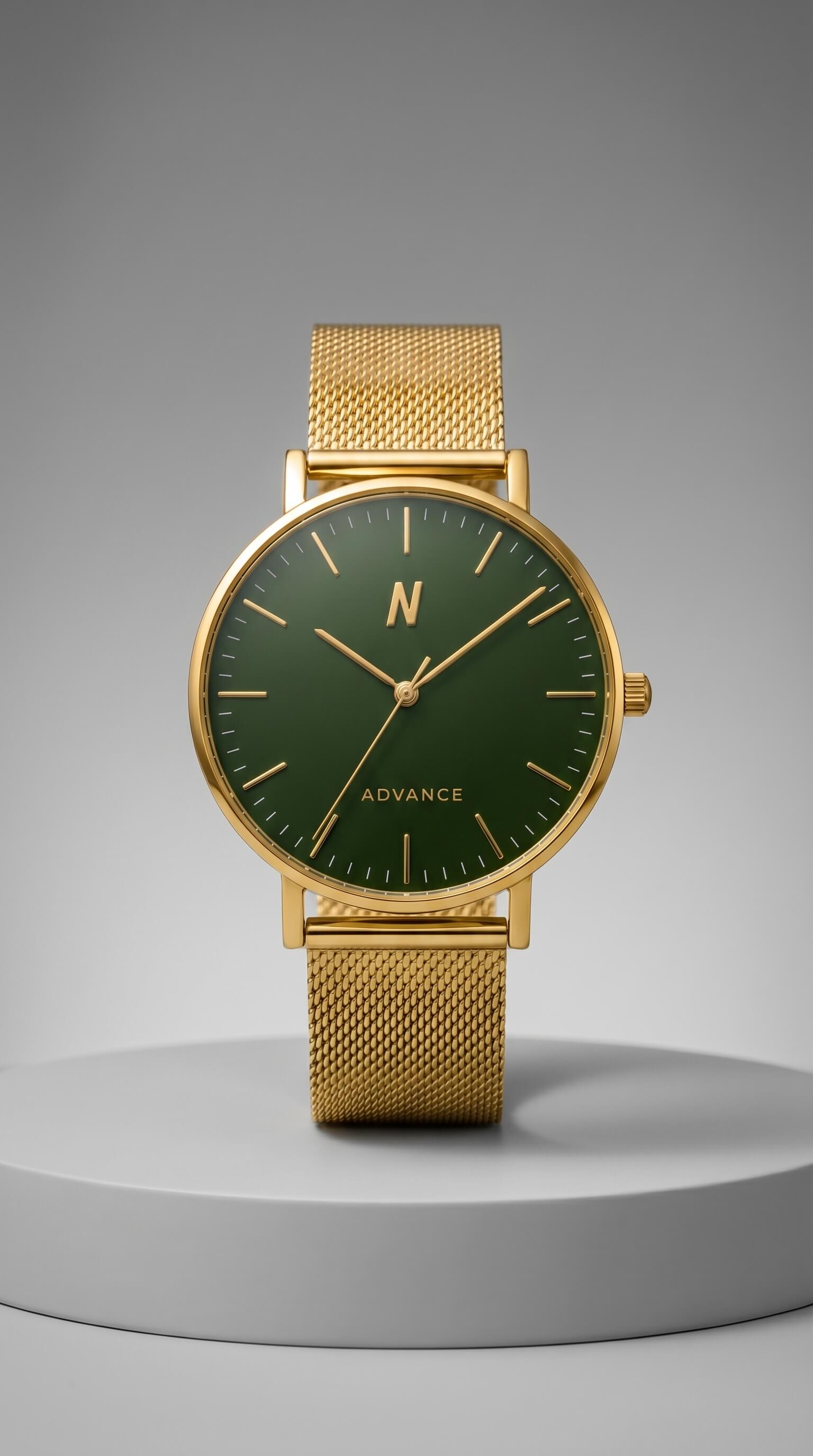 selected Rich Yellow Gold/Mineral Green