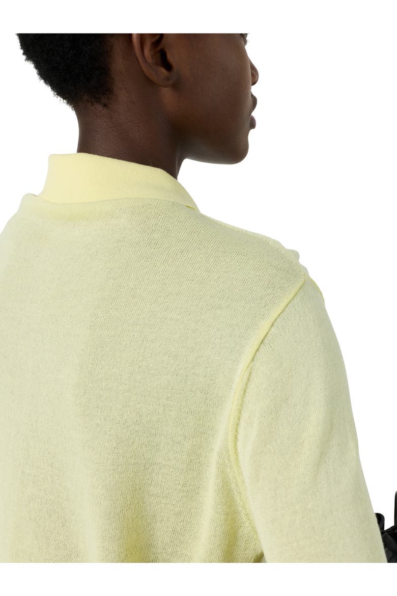 Laika Short Sleeve Knit Polo Top, Alternate, color, Yellow