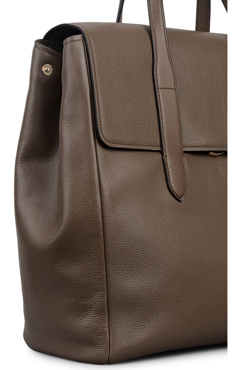 Radley Mayfair Lane Pebbled Leather Backpack, Alternate, color, Coffee